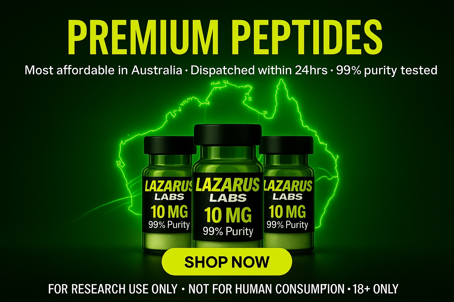 Lazarus Labs hero peptide display